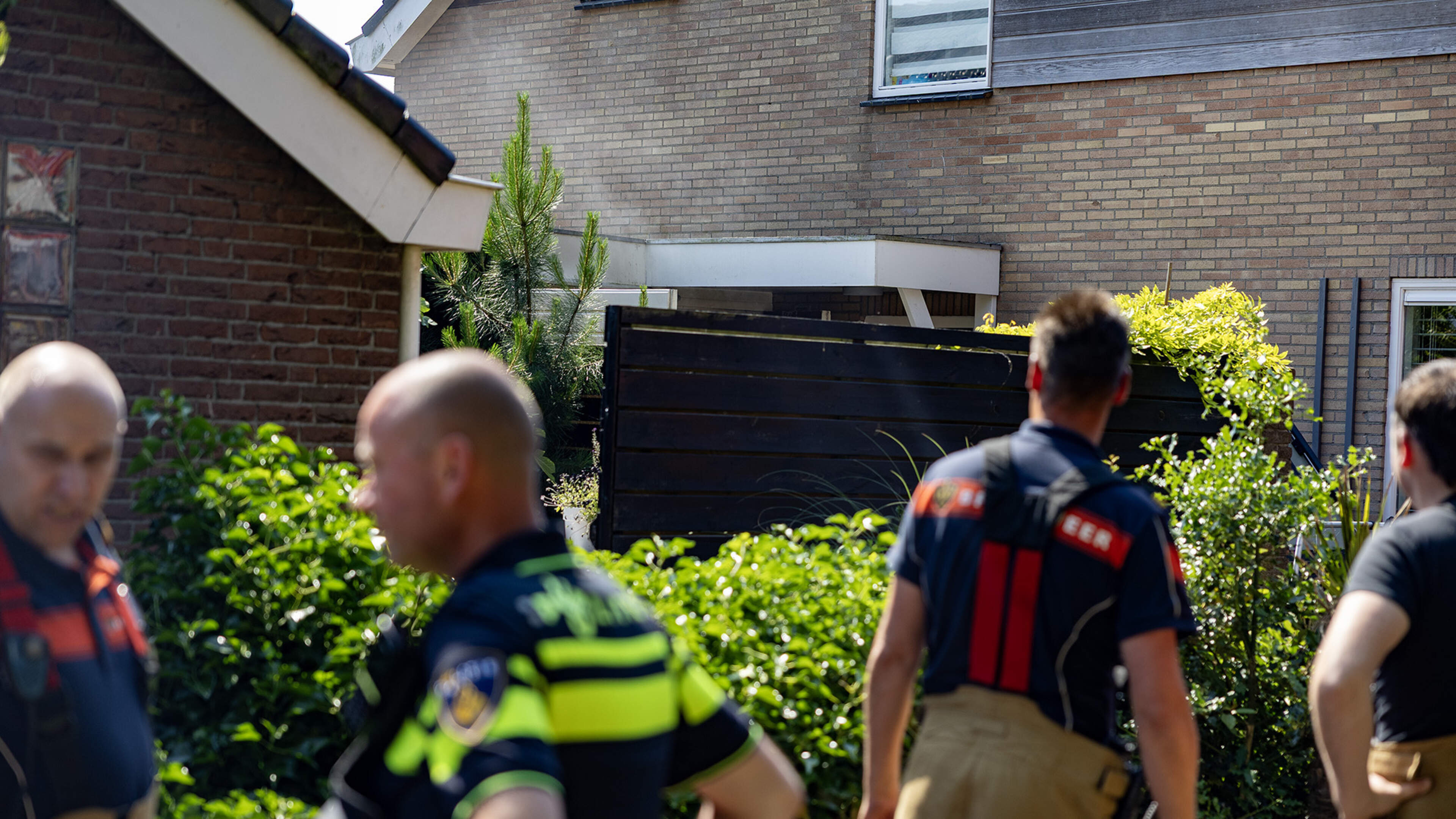 Schuurbrand bij woning in Beverwijk
