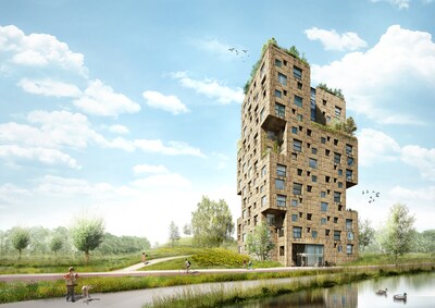 Bijzondere woontoren van hout en stro in Meerhoven lijkt er toch snel te komen