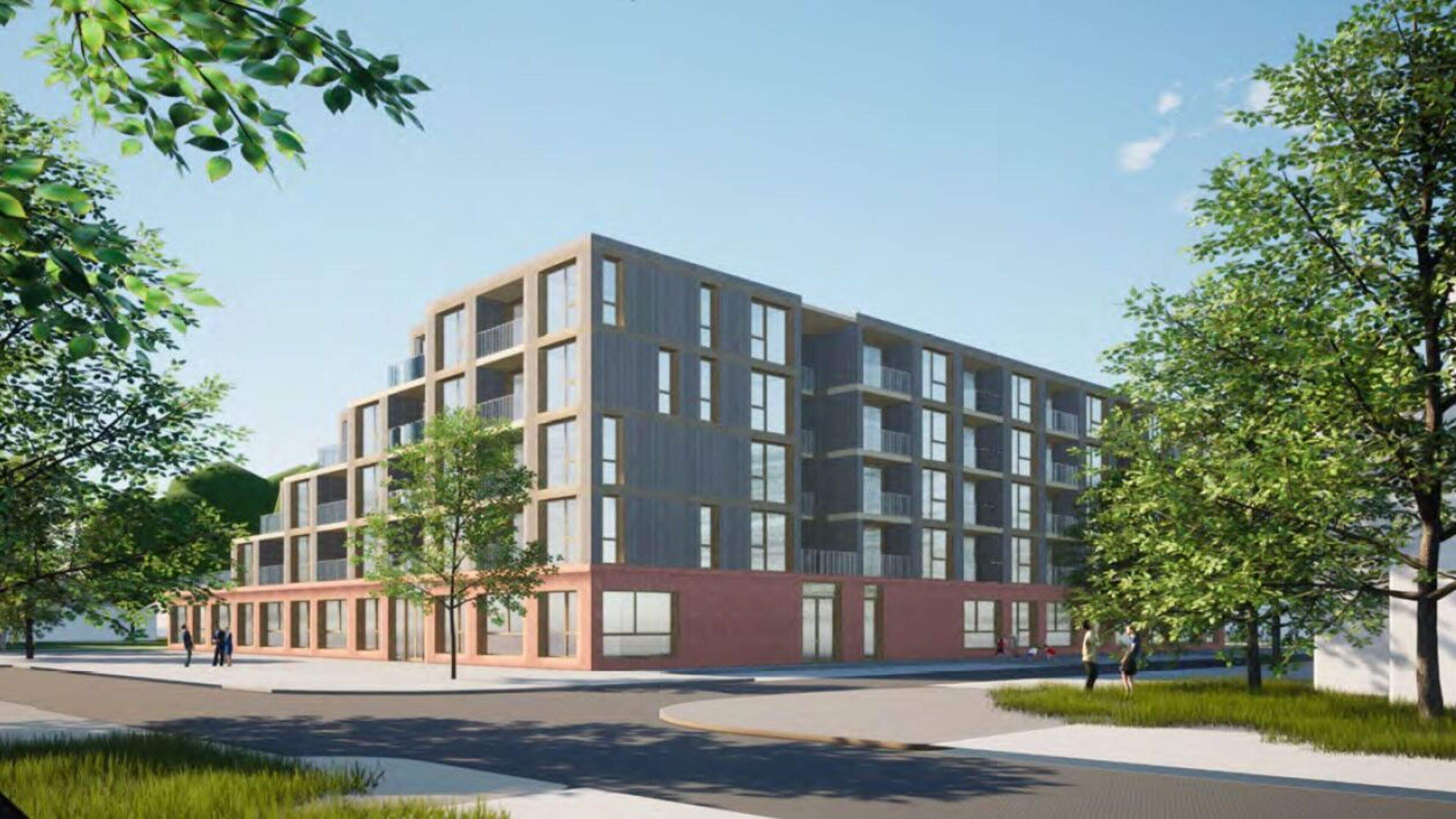 Nieuw gebouw basisschool De Toermalijn in Hillegom komt onder vier lagen woningen