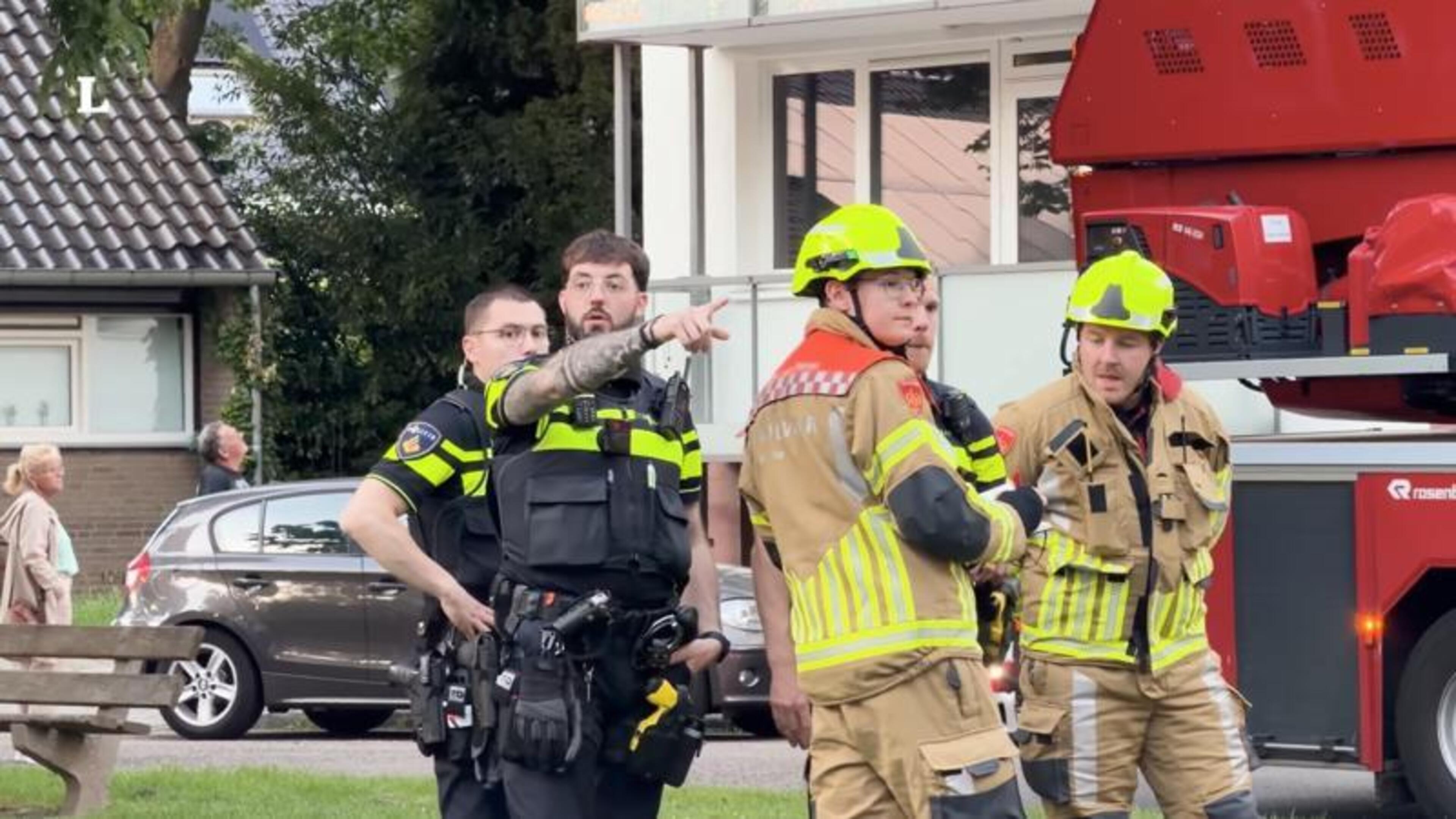 Bankstel vat vlam in appartement in Geleen: woningen ontruimd