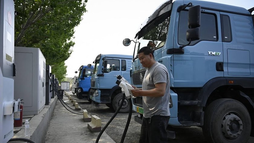 China wil veel meer elektrische vrachtwagens op markt