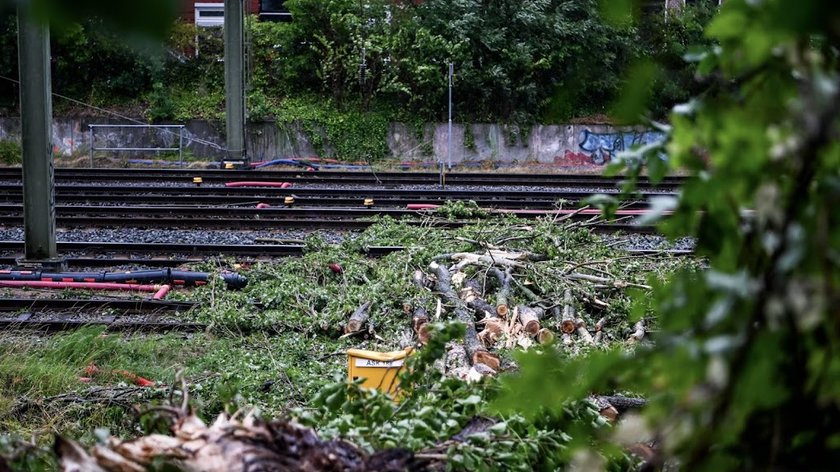 ProRail: storm zorgt voor veel problemen op het spoor