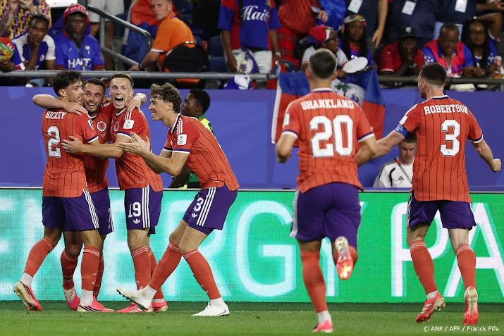 Schotland na kleine zege op Haïti aan kop in groep C op WK