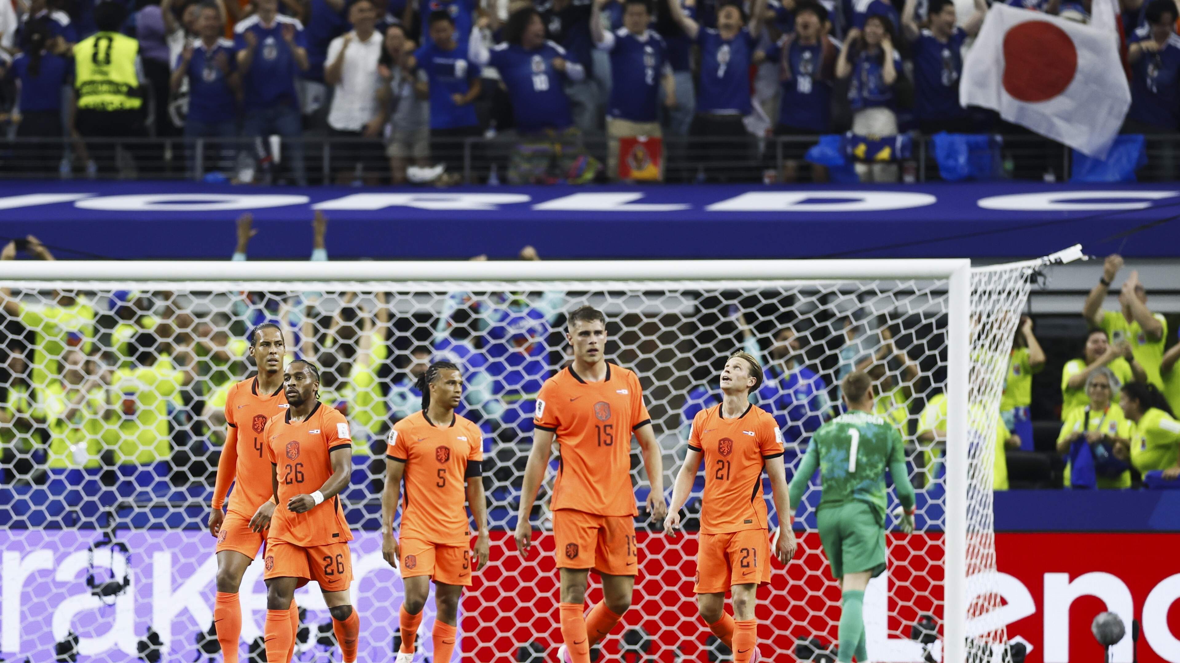 Nederland verzuimt reuzenstap te maken naar knock-outfase op WK door gelijkspel tegen Japan