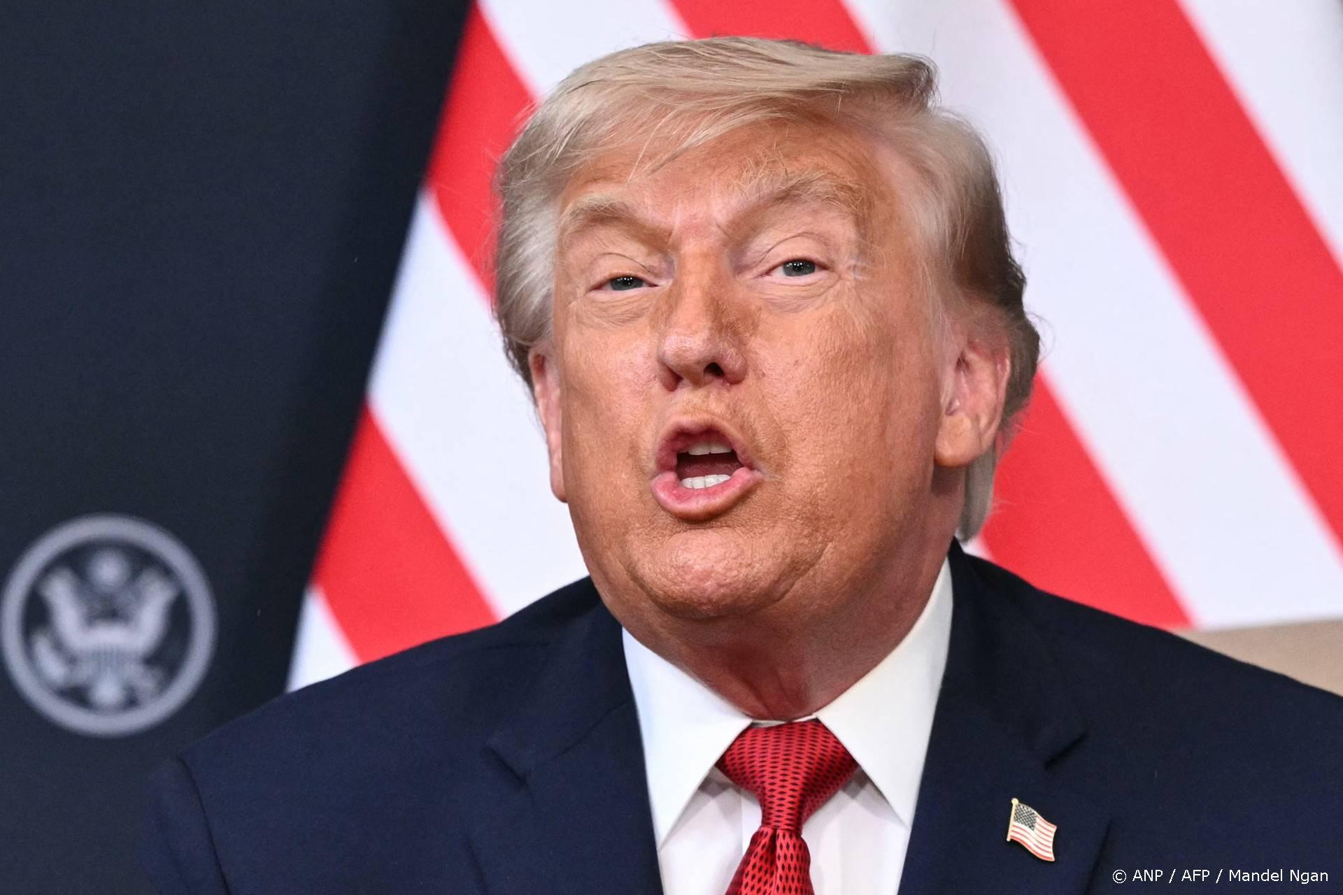 President Trump noemt akkoord met Iran niet definitief