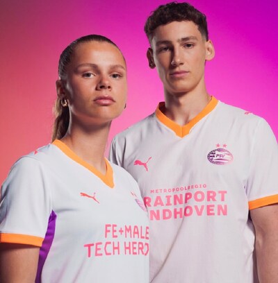 Nieuw uitshirt van PSV oogst nogal wat kritiek: ‘Dit is een grap toch?’