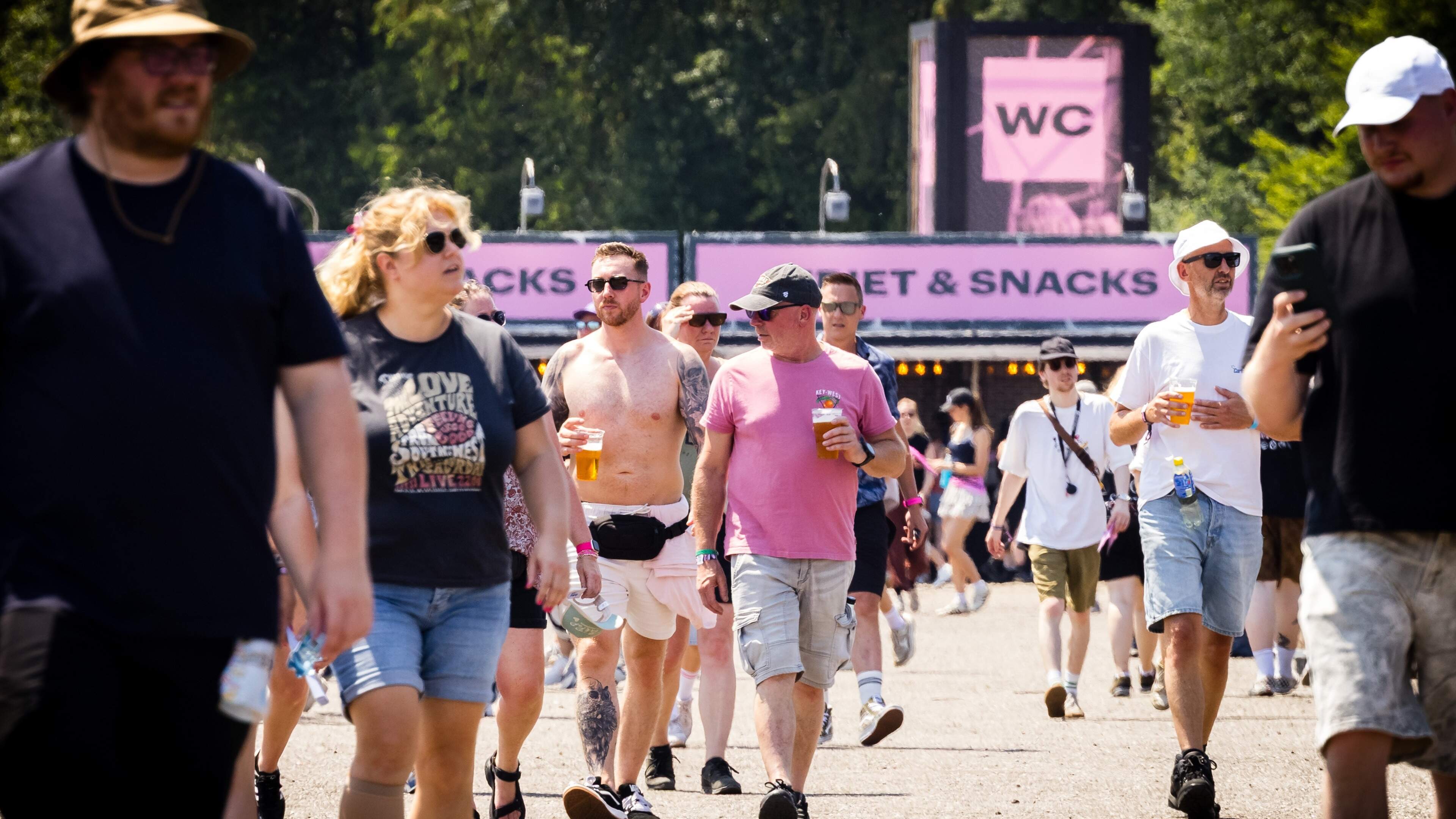 Pinkpop houdt doorlopend contact met meteoroloog over onweer