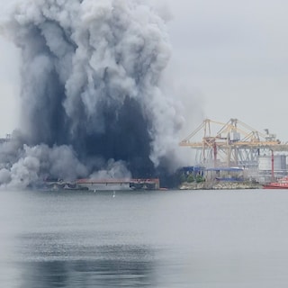 Grote brand in Kharkiv Kunstmuseum na Russische droneaanval