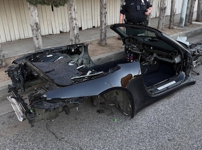 Politie vindt peperdure gestolen Porsche terug, maar eigenaar zal niet blij zijn: auto volledig gestript