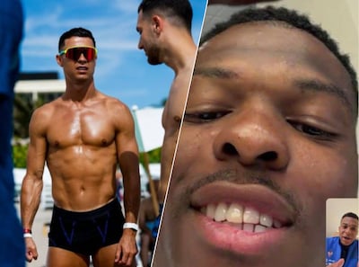 Cristiano Ronaldo (41) nog altijd topfit op strand in Miami, Denzel Dumfries op pad met teamgenoten