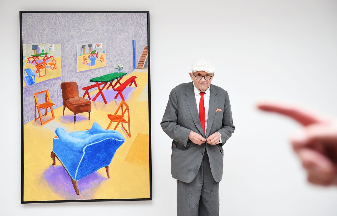 Wat betekende David Hockney voor Nederlandse kunstenaars? ‘Er zit geen cynisme in zijn wereld’