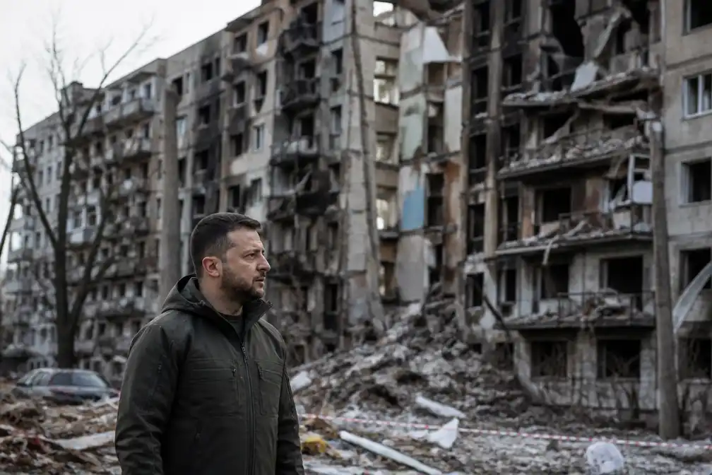 Oekraïne onderschepte slechts één van 27 Russische raketten, zegt Zelensky