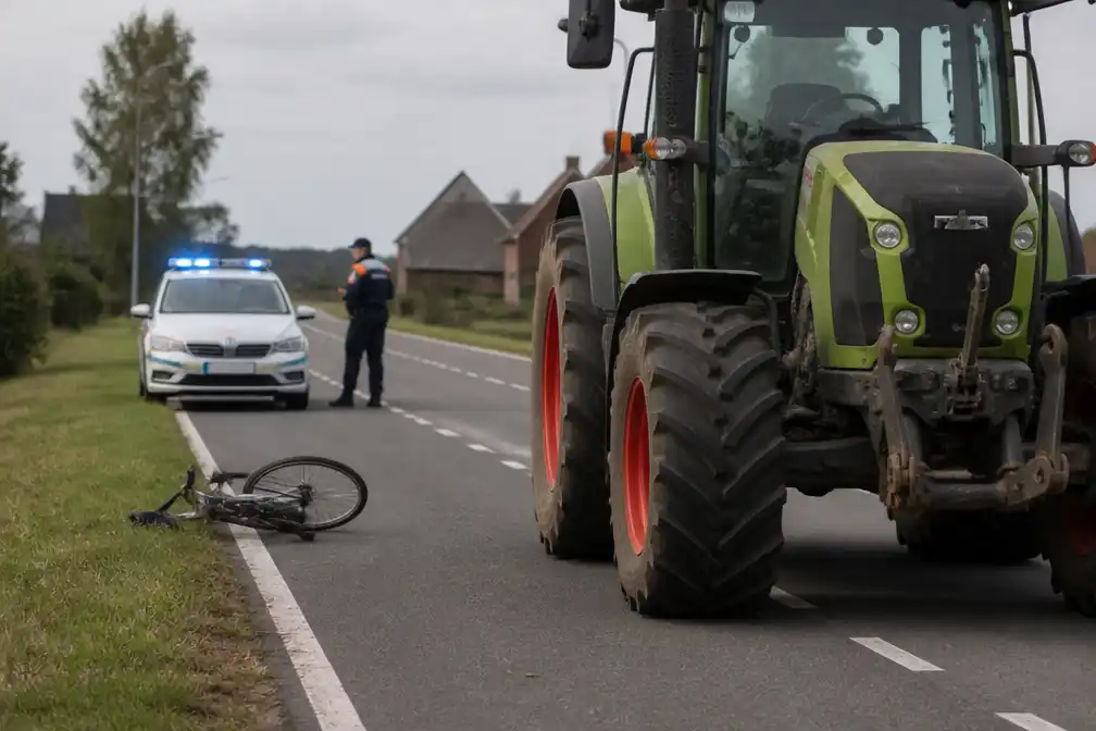 Landbouwer uit Bever krijgt boete en rijverbod na aanrijding met tractor