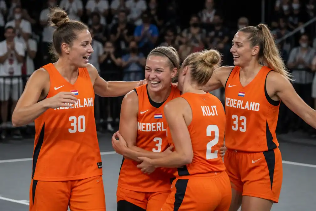 Nederlandse 3x3-basketbalsters winnen Women's Series in Tokio