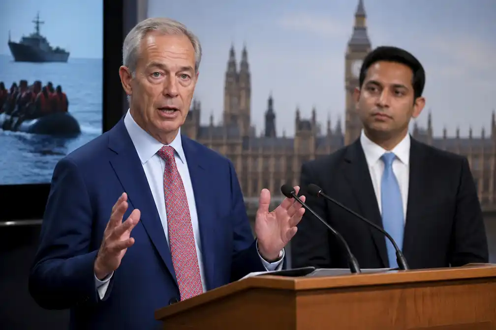 Reform UK wil Royal Navy inzetten tegen migrantenboten Kanaal