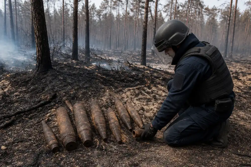 Explosies bij bosbrand Gironde door munitie uit WOII