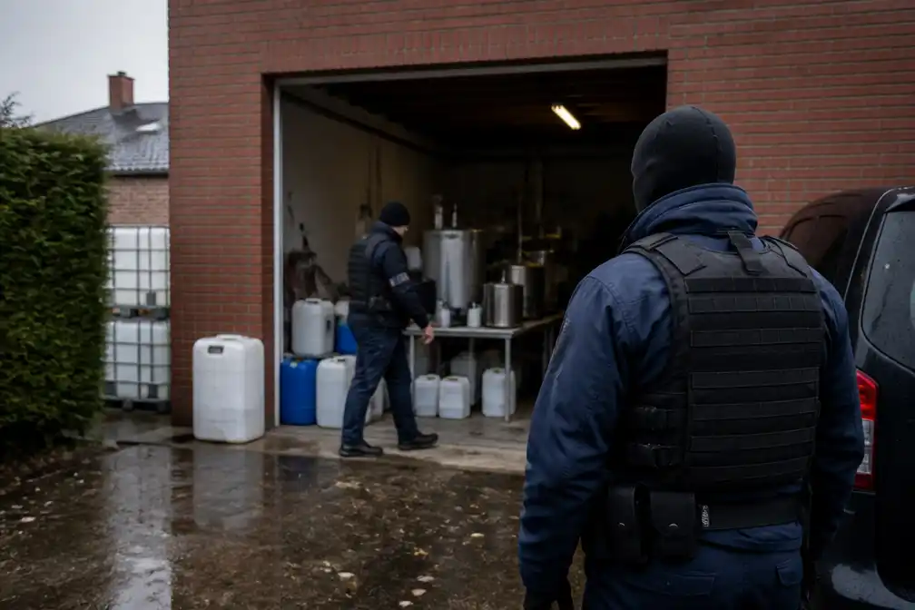 Drugslab achter woning in Mol ontdekt, twee verdachten aangehouden