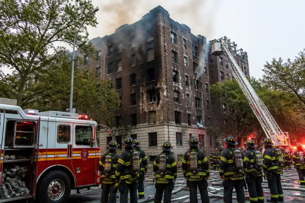 Dode en veertien gewonden na explosie en brand in Bronx