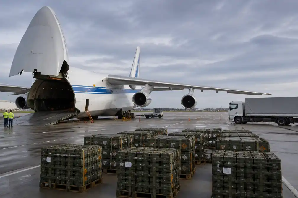 Antonov-vrachtvliegtuig op Leipzig zat vol munitie, melden Duitse media