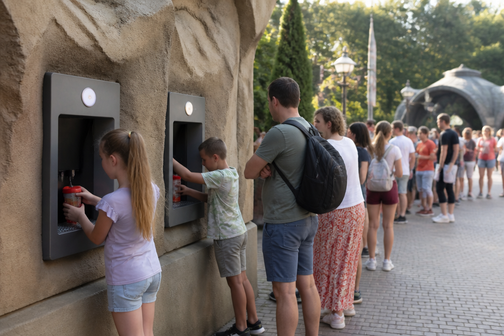 Kritiek Foodwatch werkt averechts: hervulbare bekers Efteling niet aan te slepen