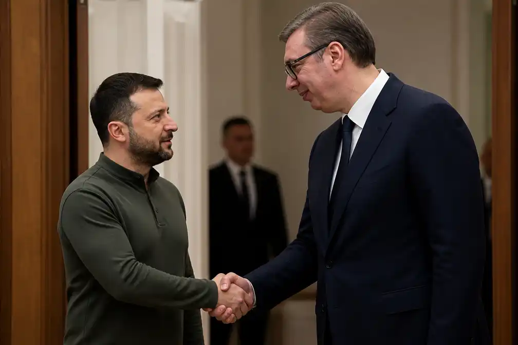 Zelensky brengt eerste presidentiële bezoek aan Servië, ontmoet Vučić
