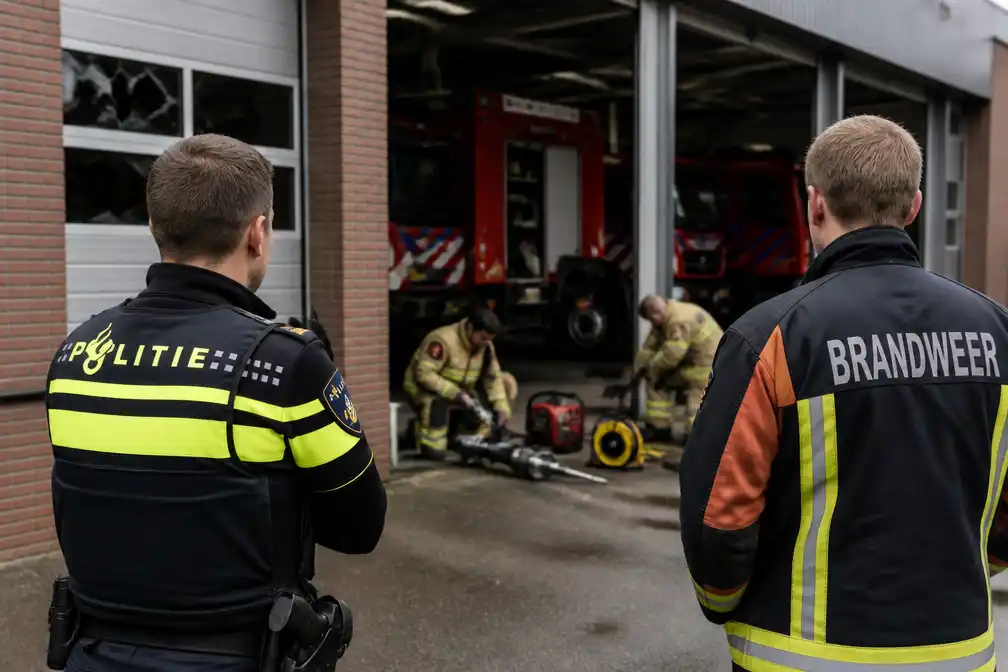 Inbrekers sloegen dit jaar 47 keer toe bij brandweerkazernes, politie vermoedt bende