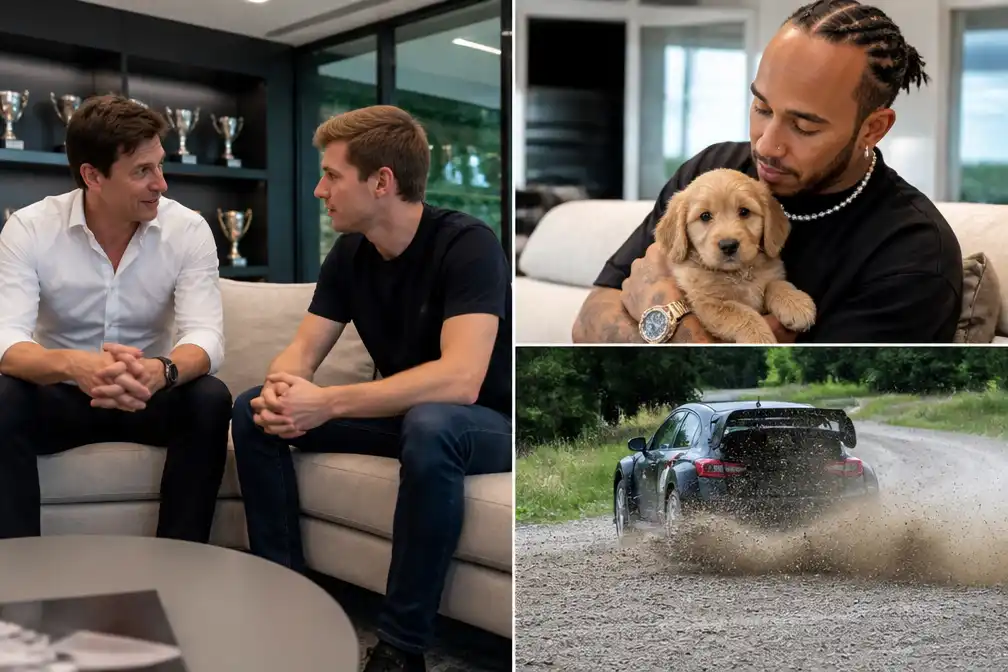 F1-zomerstop: Verstappen op bezoek bij Wolff, nieuwe pup voor Hamilton, Bottas naar WK gravel