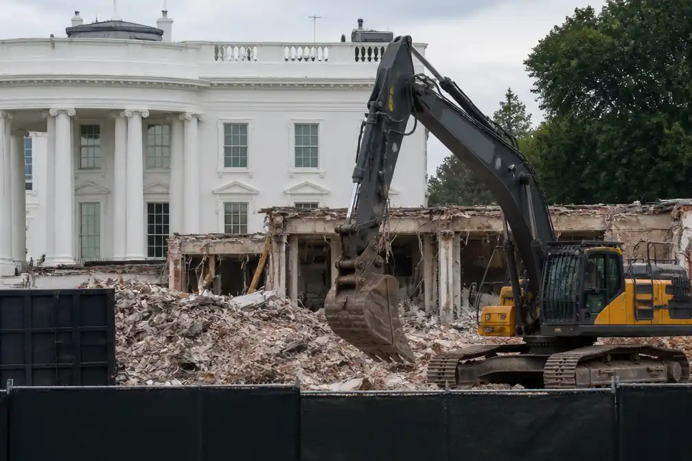 Amerikaans hof stopt bouw Trumps Witte Huis-balzaal van 400 miljoen dollar