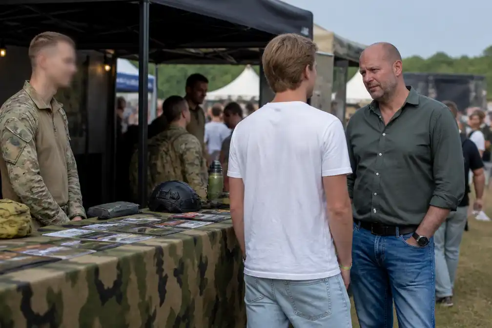 Belgisch leger opent eerste wervingsstand op festival Suikerrock in Tienen