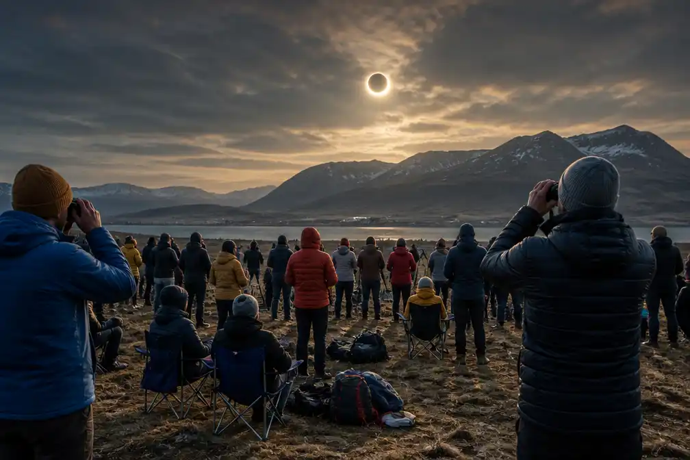 IJsland verwacht 80.000 bezoekers bij totale zonsverduistering op 12 augustus