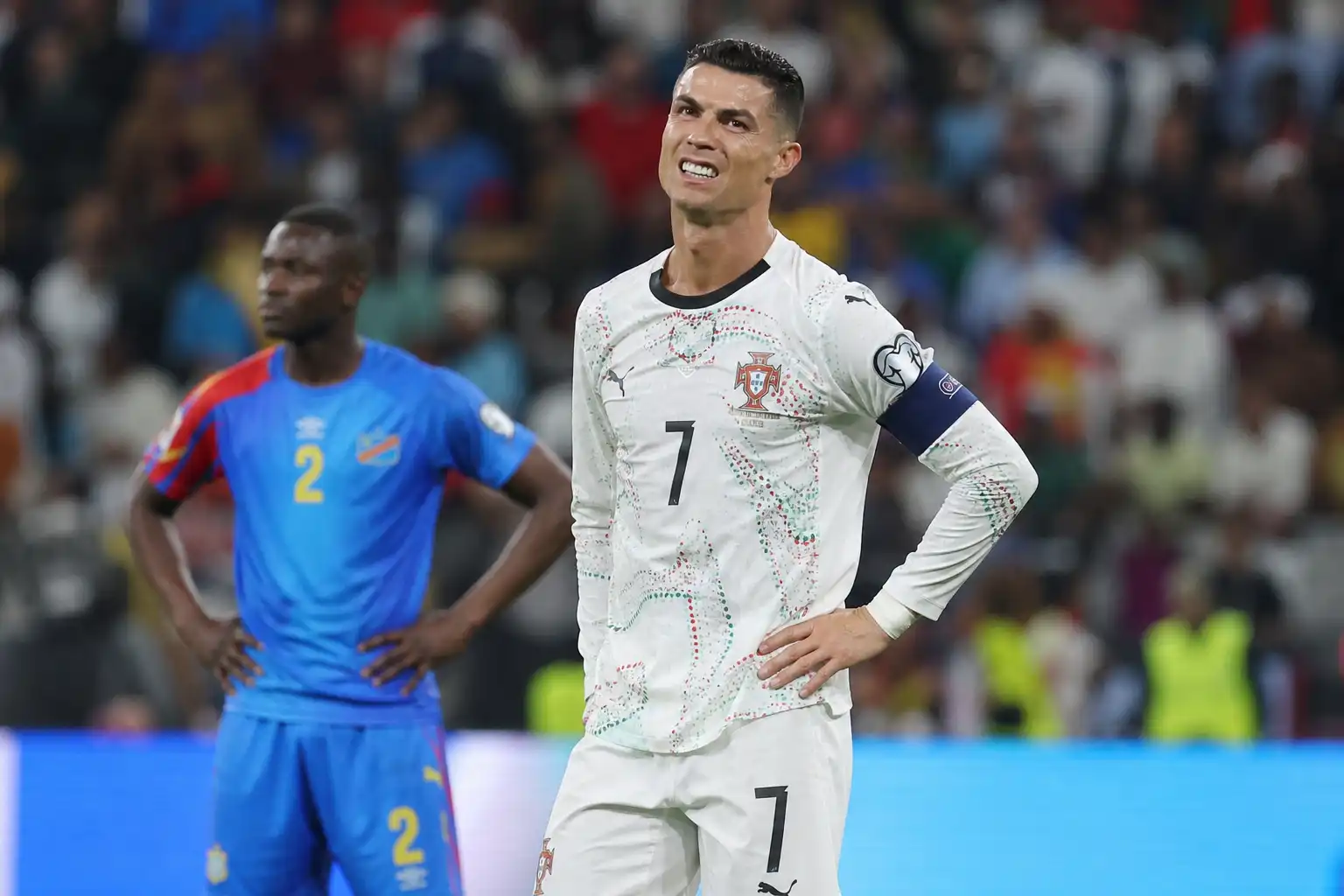 Ronaldo uitgelachen na matig optreden in WK-gelijkspel tegen Congo