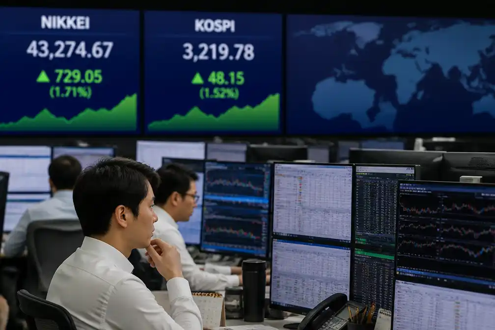 Aziatische beurzen gemengd op 14 augustus; Nikkei en Kospi hoger
