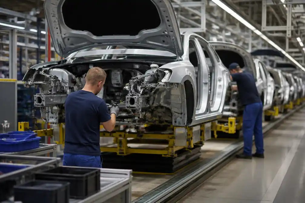 Werkgelegenheid Duitse autosector op laagste niveau sinds 2005