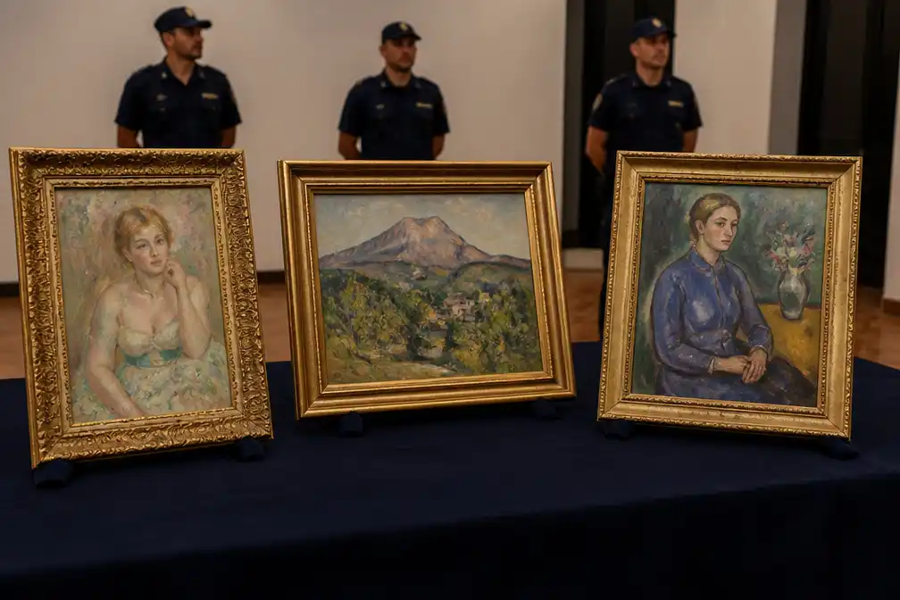 Italiaanse politie vindt gestolen schilderijen van Renoir, Cézanne en Matisse terug