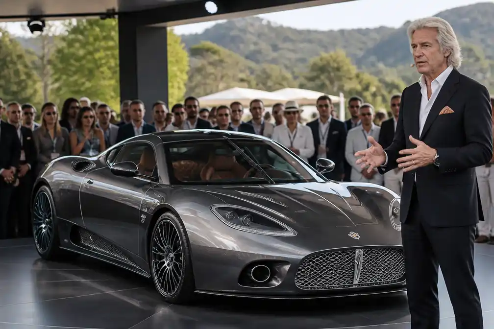 Spyker onthult nieuwe C8 Preliator XXV Coupé van 1,5 miljoen in Californië