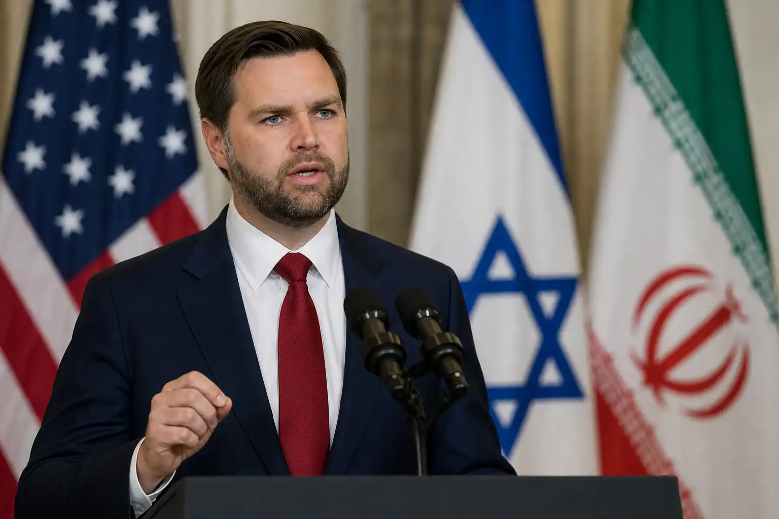 VS-vicepresident Vance: bestand van 60 dagen met Iran ingegaan donderdag