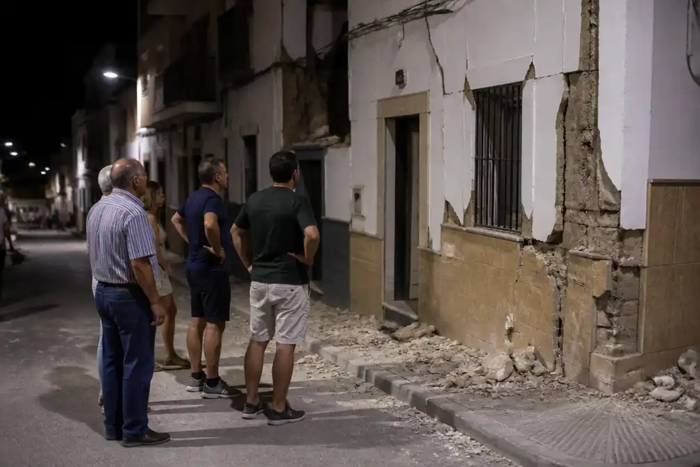 Aardbeving bij Granada zorgt voor schade, geen gewonden