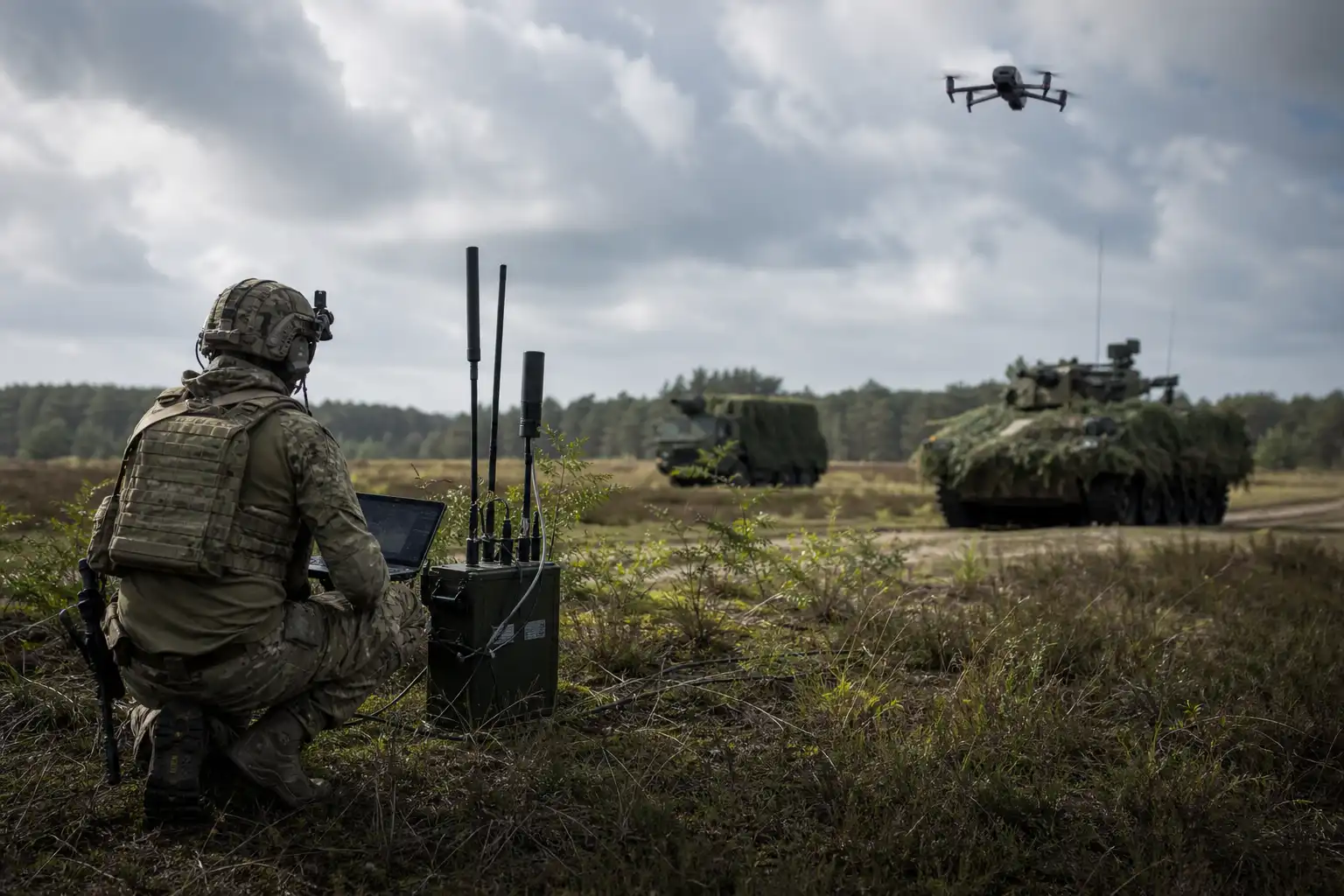 Leger oefent voor slagveld waar drones de dienst uitmaken: 'Dit is een zieke manier van oorlog voeren'