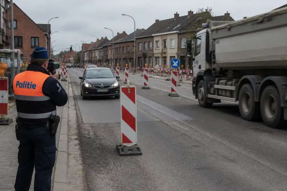 Wegenwerken in Landen zorgen maandenlang voor hinder; politie controleert snelheid en vrachtverkeer
