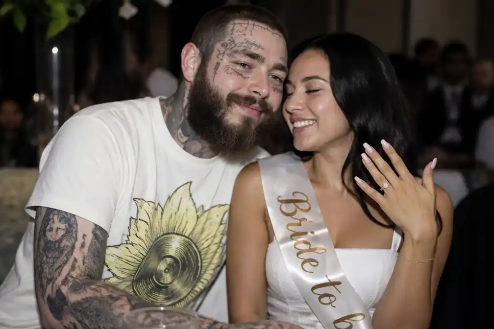 Post Malone verloofd met Christy Lee, melden Amerikaanse media