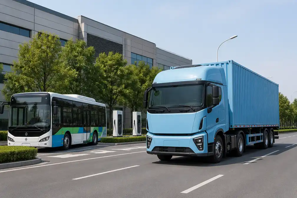 Verkoop elektrische trucks en bussen wereldwijd bijna verdubbeld in 2025