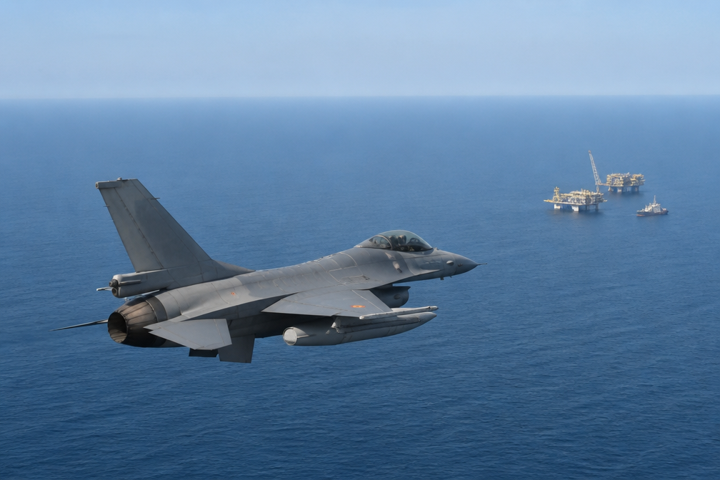 Roemeense F-16 vernietigt Russische drone bij gasproject Neptun Deep