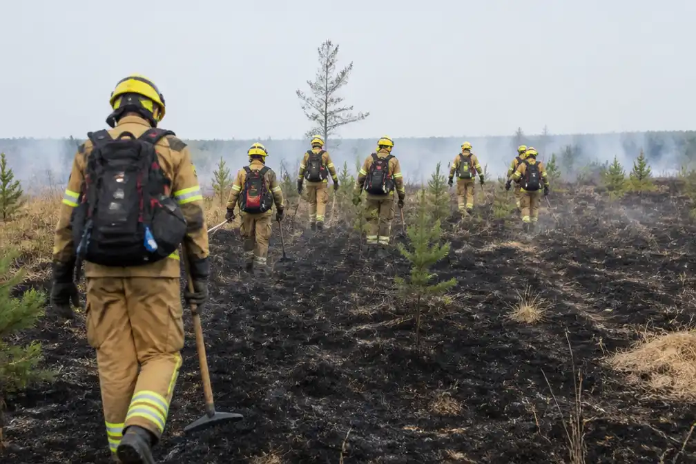 Nederlandse brandweer helpt tot en met zondag bij natuurbrand Hoge Venen