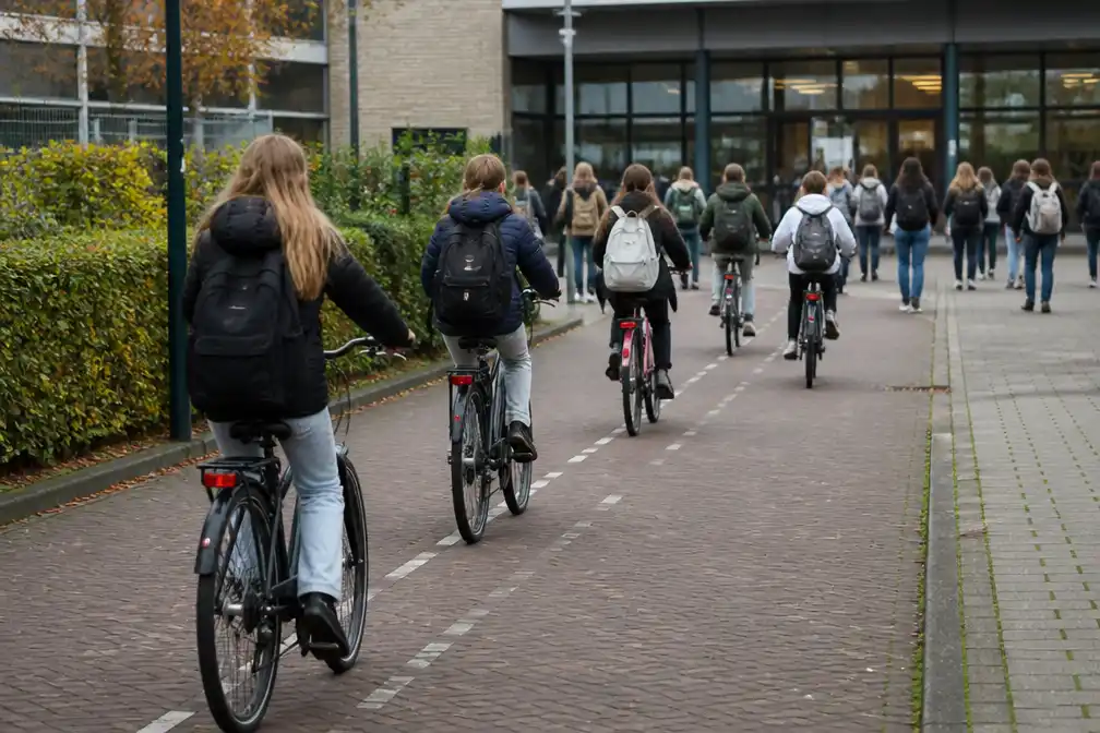 Veilig Verkeer Nederland: leer brugklassers op tijd goed fietsen