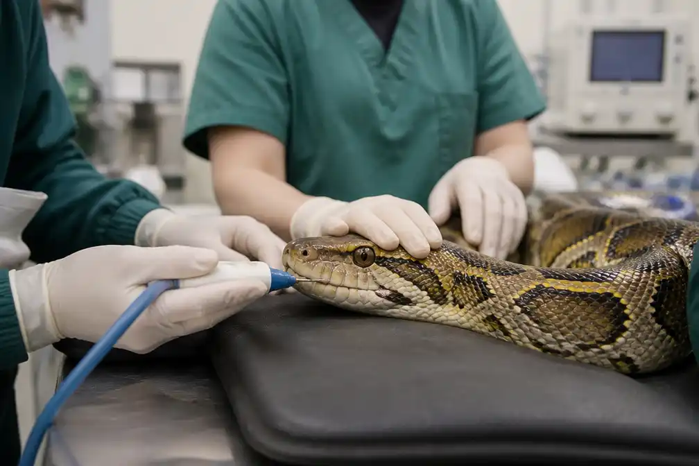 Python Jodie Foster is eerste slang die kankerbehandeling voor mensen ondergaat