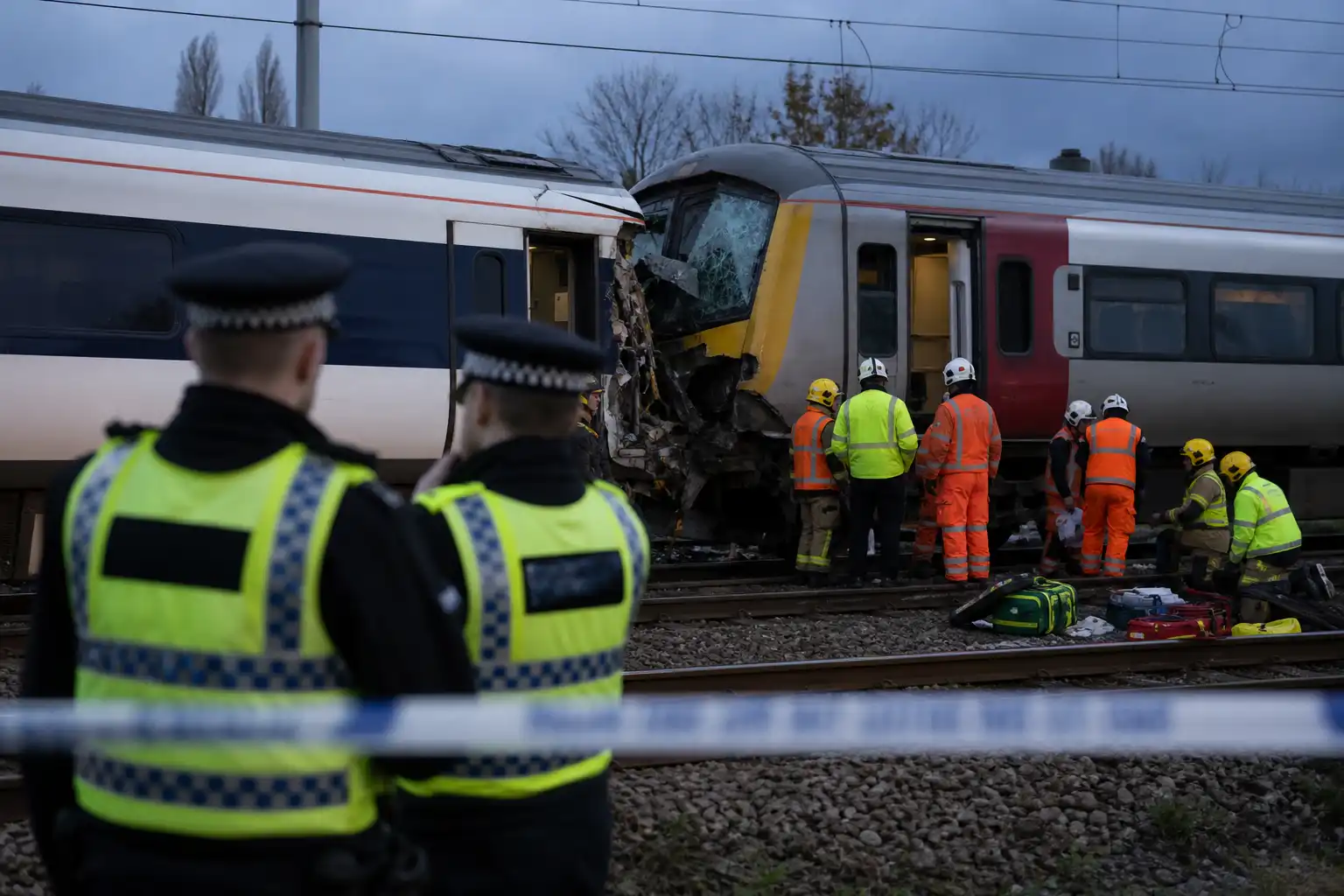Treinbotsing bij Bedford, VK, meerdere zwaargewonden
