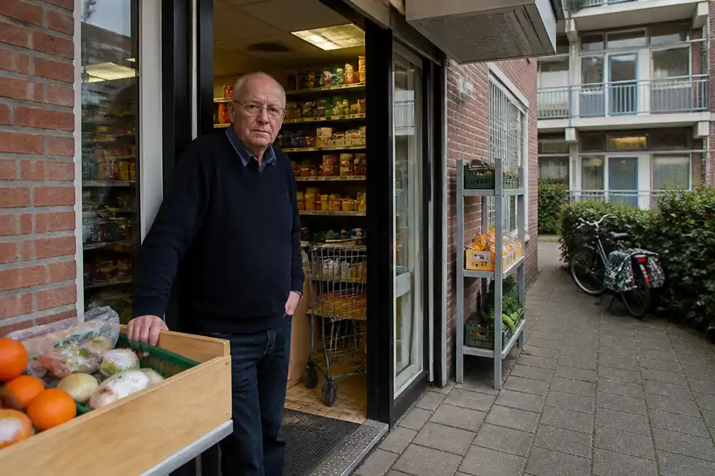 Winkelier Dik Stok (72) moet weg uit seniorencomplex Parkzicht in Delft