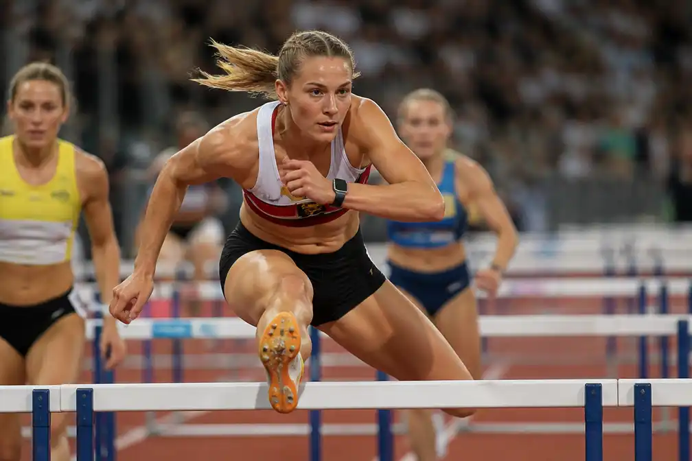 Paulien Couckuyt verbetert Belgisch record 400m horden in Lausanne