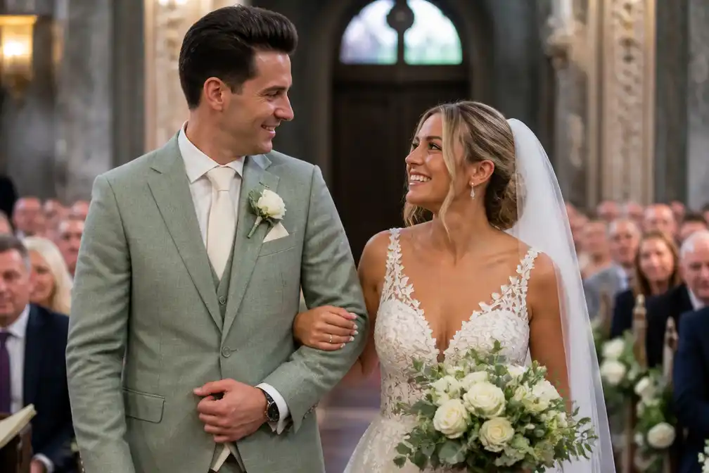 Rob Kemps viert eerste huwelijksjubileum met Stephanie Klaver