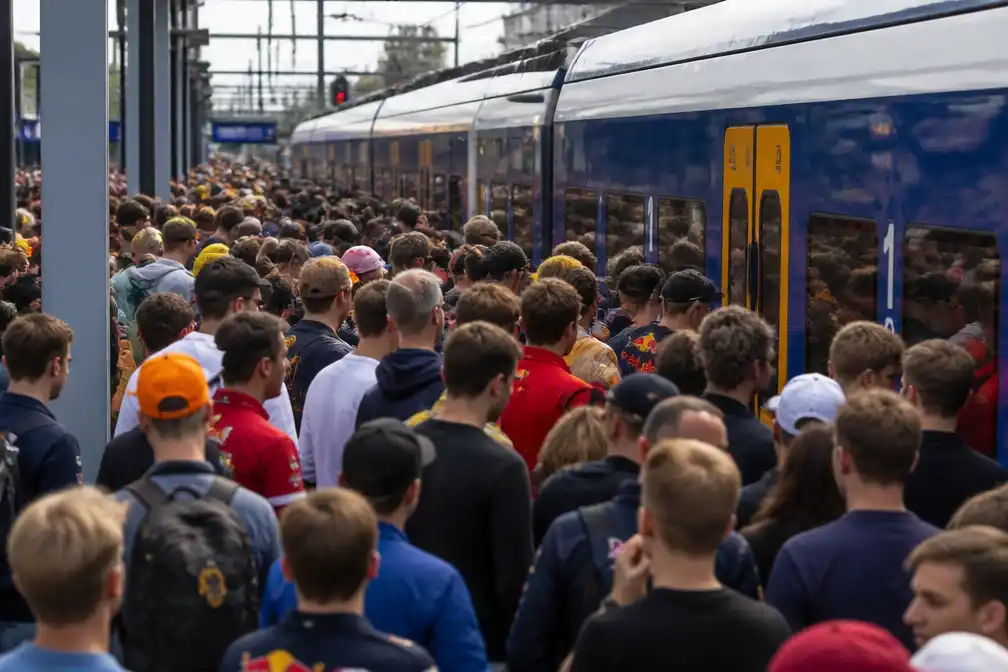 Volle treinen naar Zandvoort voor voorlopig laatste Dutch Grand Prix